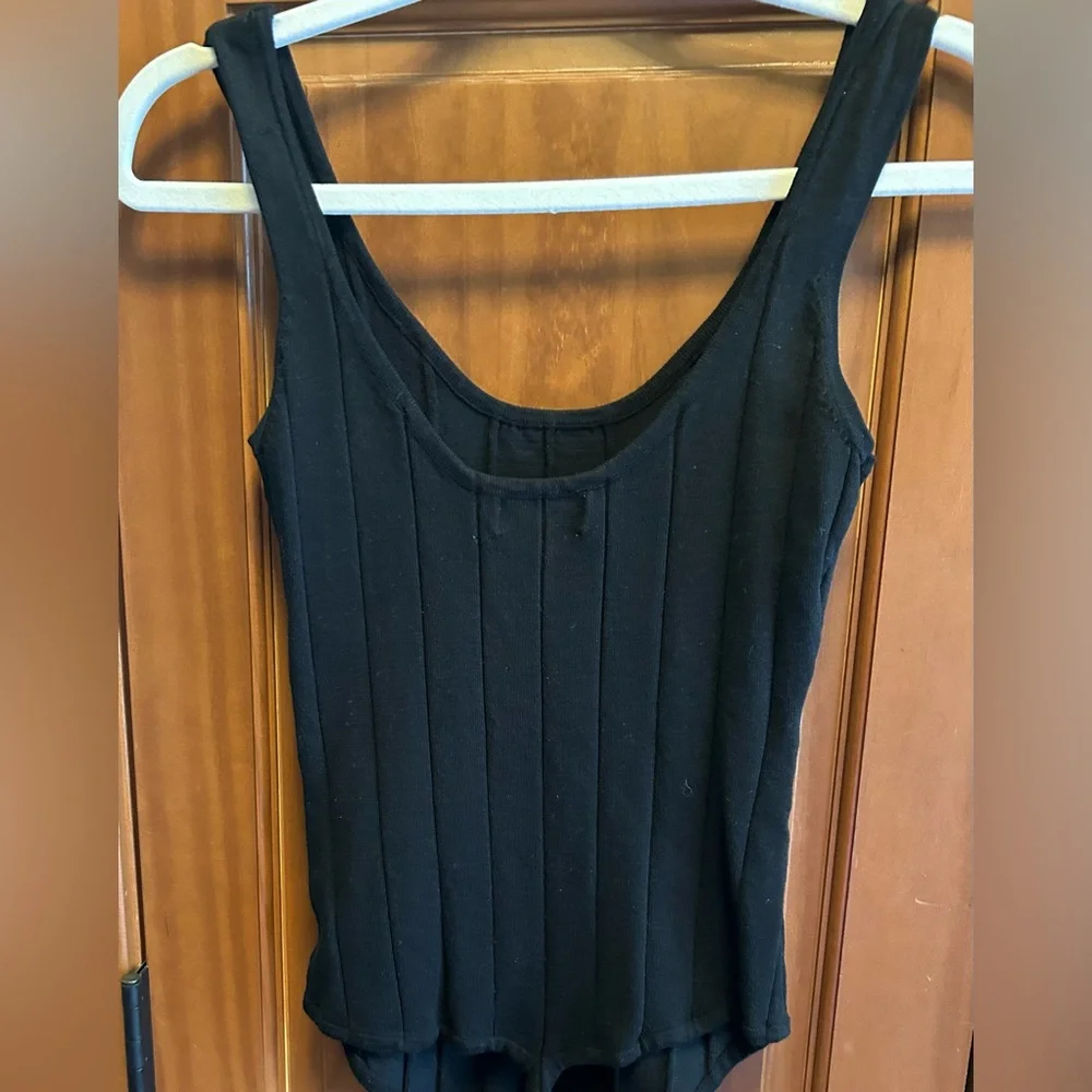 Here Collection Black Thong Bodysuit NWOT Size Medium 🔥 - Picture 2 of 3
